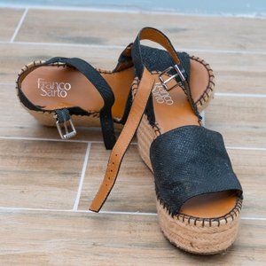Franco Sarto Takara Espadrille Wedge Sandal Size 7.5